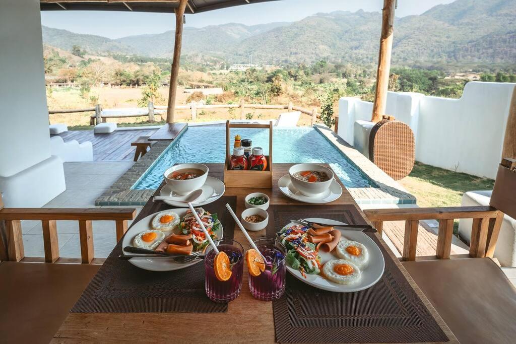 Elephantpoolvilla Maetang Chiangmai Ban Muang Kut Eksteriør bilde